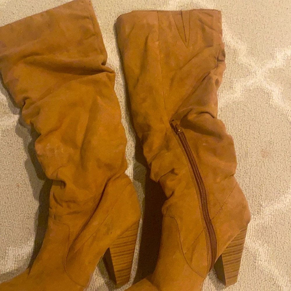 Tan boots